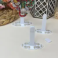 Підставка універсальна з білого акрилу 6*6 см
