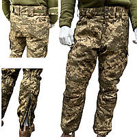 УСТАВНЫЕ тактические зимние армейские штаны НА ШЕРСТИПОНЕ пиксель ,штаны ВСУ тактические зимние армейские ШВВЗ