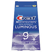 Отбеливающие полоски для зубов Crest 3D White Whitestrips LUMINOUS Level 9 Whitening Kit 20 шт (10 пар)