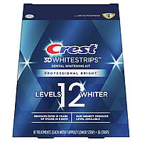 Отбеливающие полоски для зубов Crest 3D Whitestrips Professional Bright Whitening Kit 18пар (36шт)