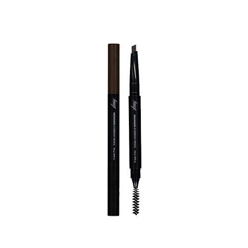 Олівець для брів The Face Shop Designing Eyebrow Pencil з щіточкою #02 Gray Brown