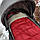 Конверт зимовий Baby Comfort подовжений у коляску/сані плащівка червоний, фото 3