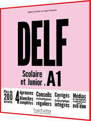 DELF A1: Scolaire et Junior Livre. Nouvelle Edition. Книга з підготовки до іспиту з французької мови. Hachette