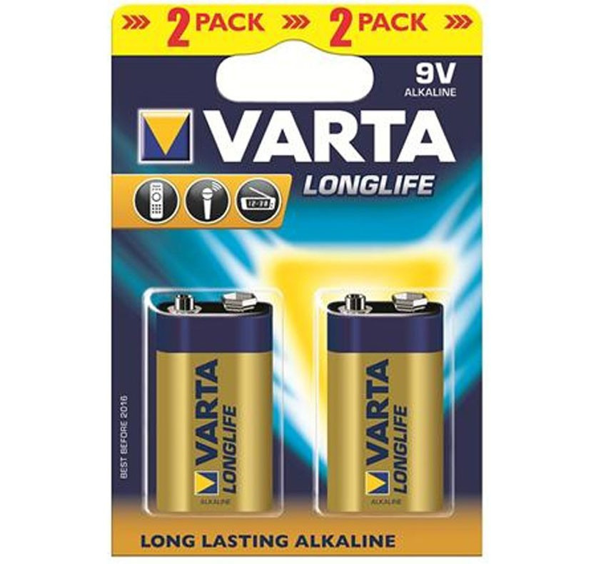 Батарейка VARTA Longlife 9V