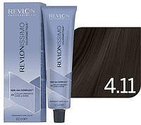 Стойкая краска для волос 4.11 Средний интенсивный пепельно-коричневый Revlonissimo Colorsmetique Pearl Revlon,