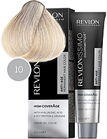 Стойкая краска для седых волос 10 Экстра блонд Revlonissimo High Coverage Revlon, 60 мл