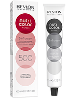 Тонирующий бальзам для волос 500 Пурпурно-красный Nutri Color Filters Revlon, 100 мл