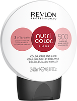 Тонирующий бальзам для волос 500 Пурпурно-красный Nutri Color Filters Revlon, 240 мл