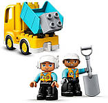 LEGO 10931 Duplo Вантажівка та гусеничний екскаватор конструктор дупло, фото 2