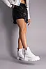 Жіночі демісезонні черевики ShoesBand Білі натуральні шкіряні на середню стопу всередині байка 38 (24,5 см) (S55831-4д-3д), фото 4