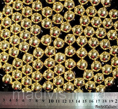 Намисто золоті 18 мм. (5 шт.), фото 1