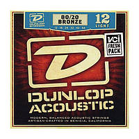 Струни для акустичної гітари Dunlop DAB1254 80/20 Bronze Light