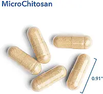 Allergy Research MicroChitosan / Мікро Хітозан сорбент 60 капсул BX226, фото 5