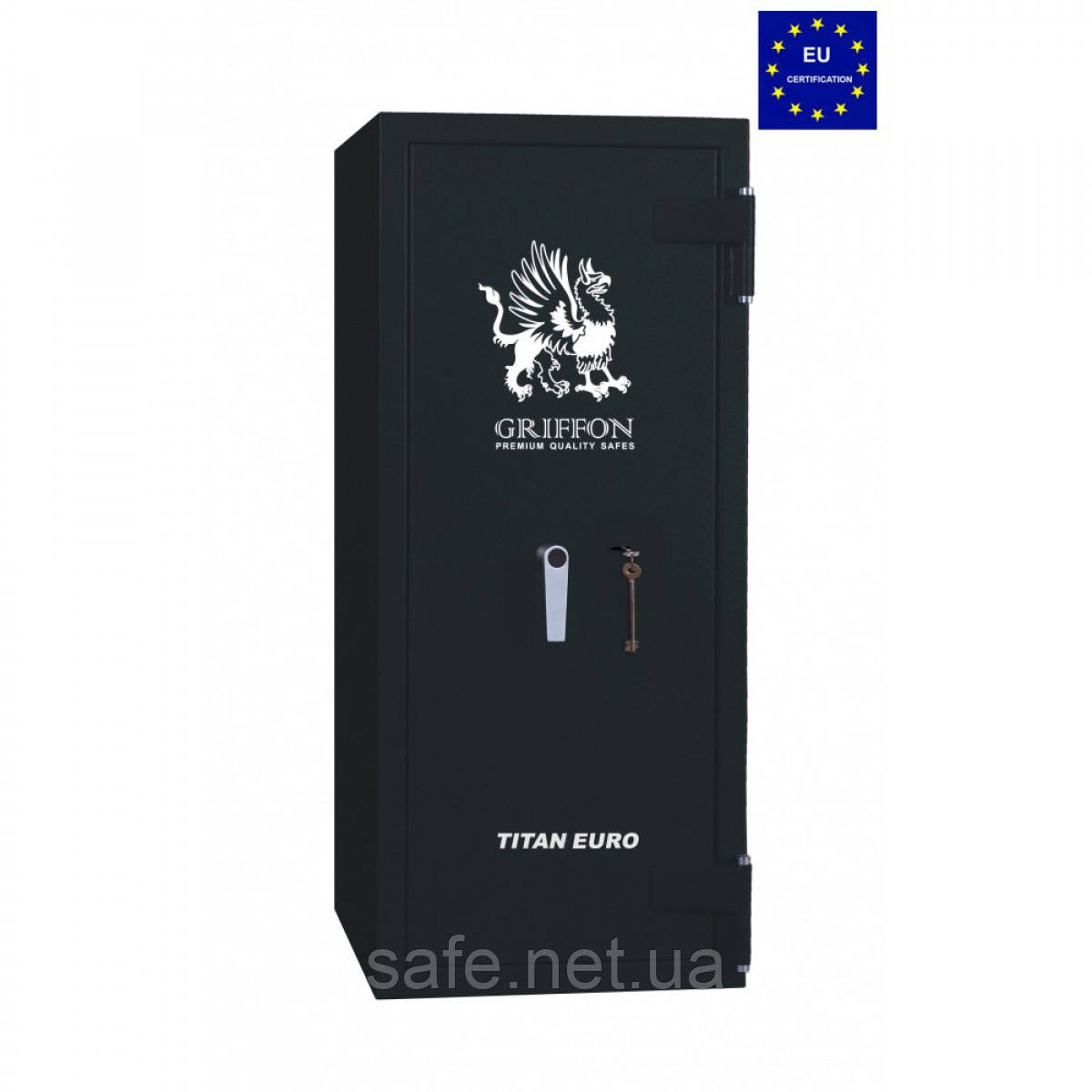 Сейф вогнезламостійкий Griffon CLE II.120.K (ВxШxГ:1206x500x500) 2 клас + LFS 30P сейф від зламу та вогню