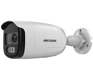 2Мп ColorVu Turbo HD відеокамера з PIR датчиком і сиреною DS-2CE12DFT-PIRXOF (3.6 мм), фото 2