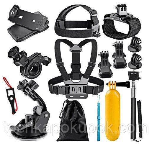 Набір кріплень для екшн камер 12 предметів, фото 1