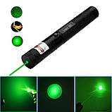 Лазерна указка Green Laser Pointer 727 зелена, фото 5