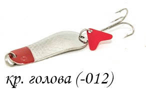 Блесна BratFishing Storling 2 25g silver red head