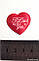 Серце атласне "I love you" 3 см., фото 3