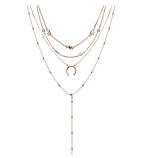 Багатошаровий ланцюжок із підвісками Місяць, фото 5