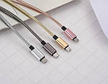 Кабель micro USB металл Cable metal, фото 3