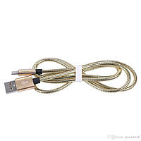 Кабель micro USB металл Cable metal