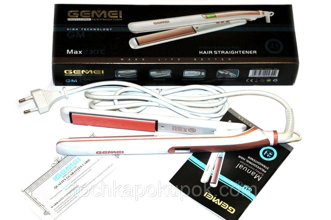 Випрямляч для волосся Gemei Gm-430