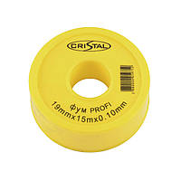 Фум стрічка тефлонова PROFI S-1201 (19х15х0,1) Арт.38700 Cristal
