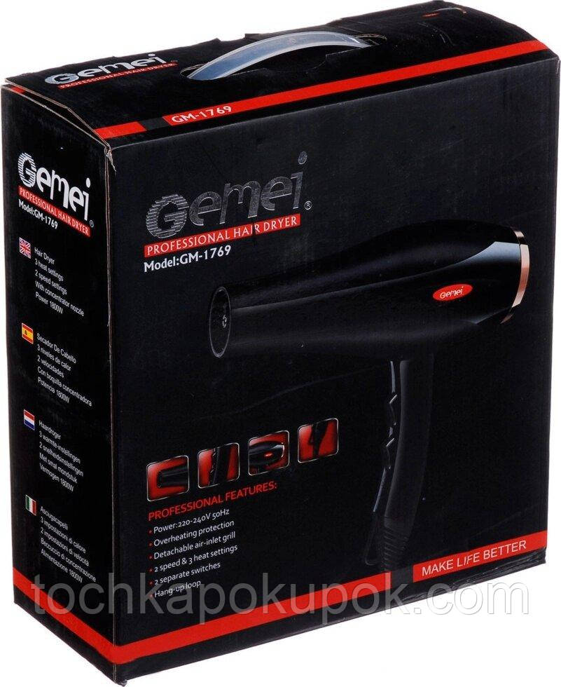 Фен Gemei Gm-1769, фото 1
