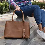 Стильна жіноча сумка «Emeli» із натуральної шкіри, фото 2