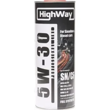 Олива моторна HIGHWAY 5w30 SN/CF A3/B4 1л