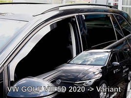 Дефлектор вікон HEKO VW Golf-8 Variant 2020-> 5D (вставні, кт - 4шт)