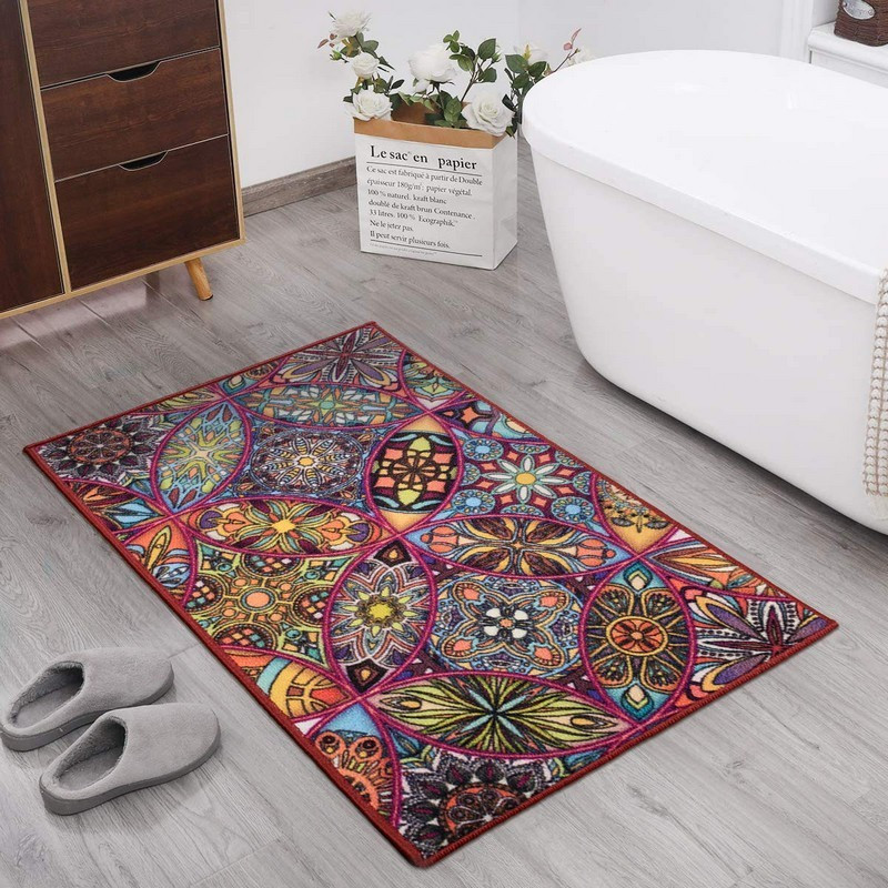 Килимок у ванну кімнату MAC Carpet Print 205В 57х90 см Рожевий