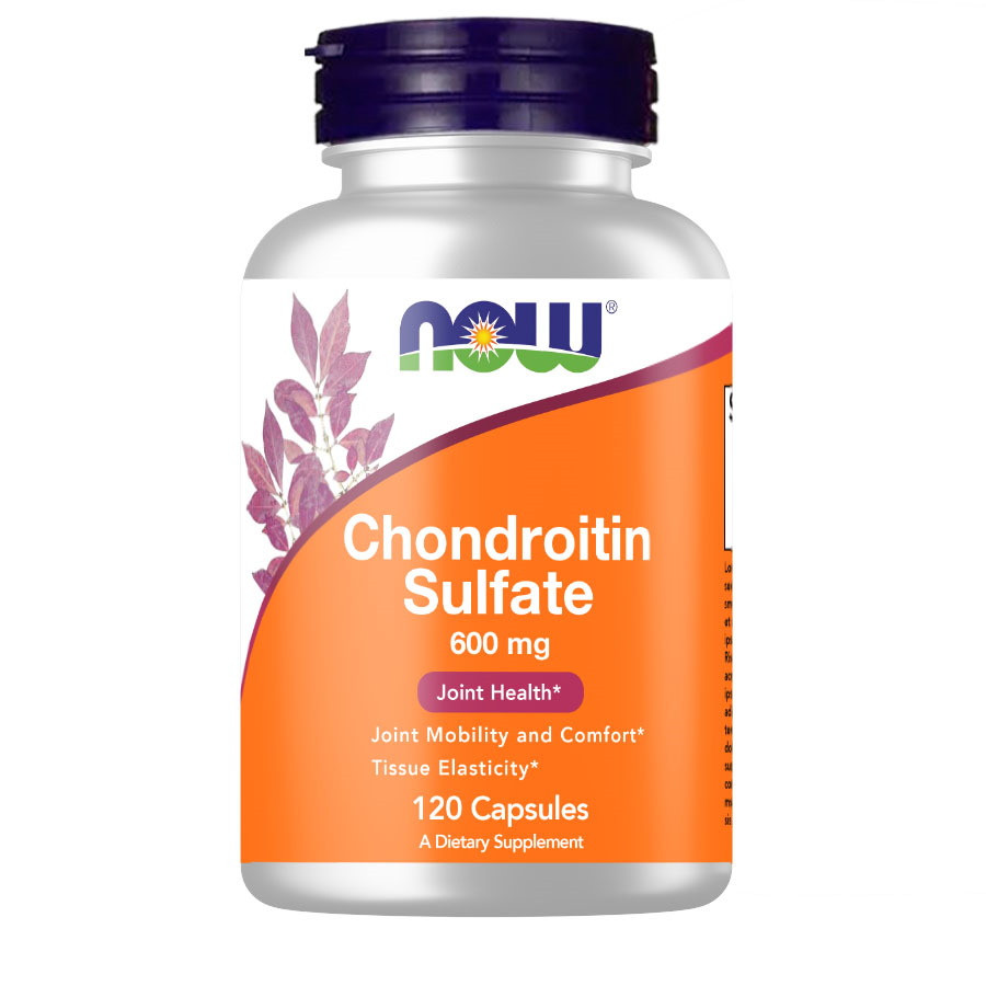 Препарат для суглобів і зв'язок NOW Chondroitin Sulfate 600 mg, 120 капсул