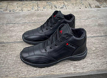 Шкіряні чоловічі зимові черевики розміри 40-45