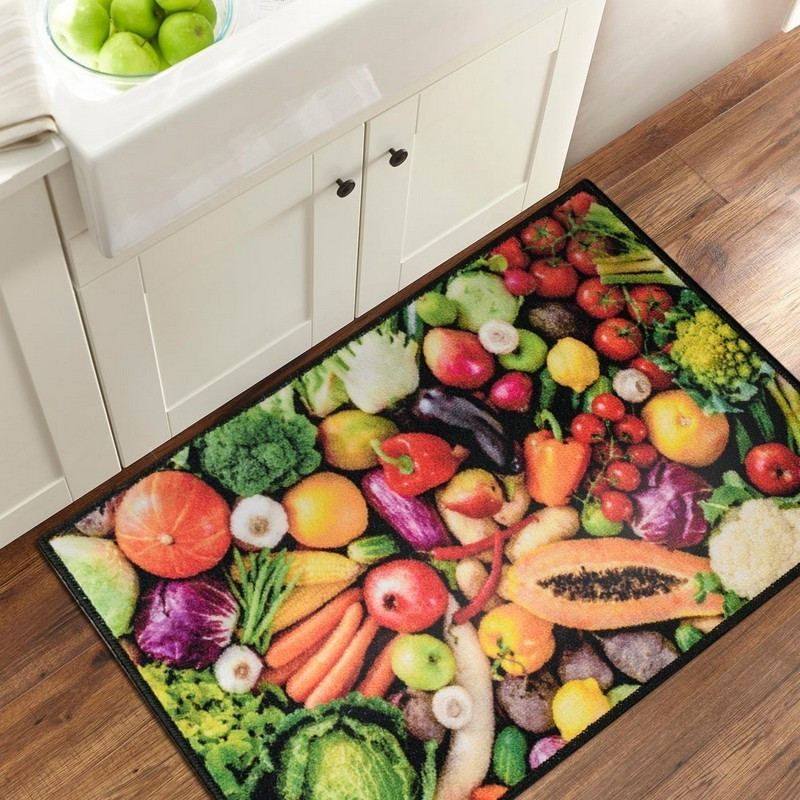 Килимок на Кухню на гумовій основі MAC Carpet Print 210 57х90 см Зелений