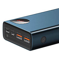 Повербанк для ноутбука Baseus metal adaman 65 w 20000 mAh QC PD, blue, фото 4