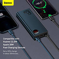 Павербанк для ноутбука Baseus 65 w 20000 mAh QC PD metal Adaman, фото 4