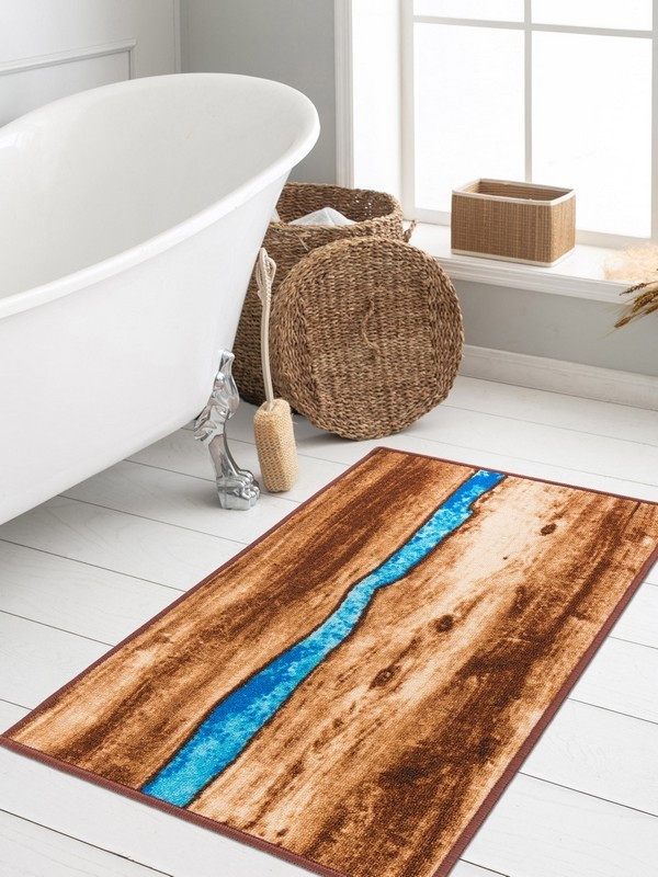Килимок у ванну кімнату MAC Carpet Taba 310В 50х80 см Коричневий