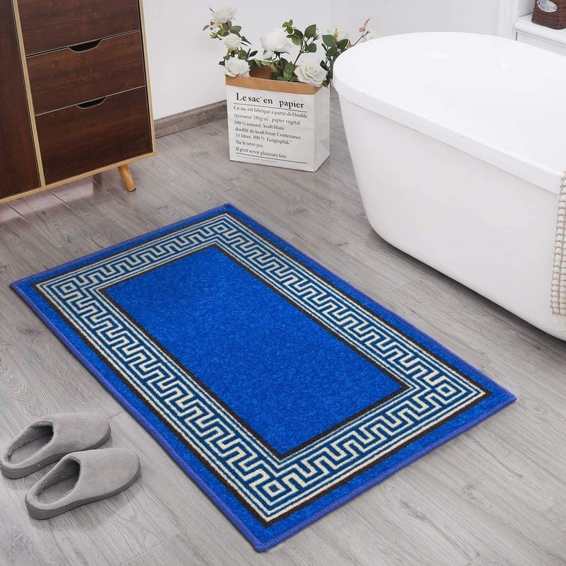 Килимок у ванну кімнату MAC Carpet Taba 315В 50х80 см Синій