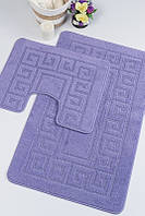Набор ковриков в ванную комнату Confetti Ethnic D.Lilac 60х100 и 60х50 Фиолетовый