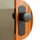 Двері гармошка полуостекленные, біле дерево 86х203см. Міжкімнатні двері Symfonia. Доставка, фото 8