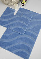 Набор ковриков в ванную комнату Confetti Symphony Blue 60х100 и 60х50 см Синий
