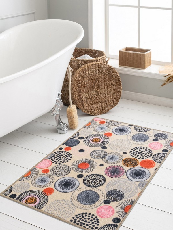 Килимок у ванну кімнату MAC Carpet Taba 309В 50х80 см Бежевий