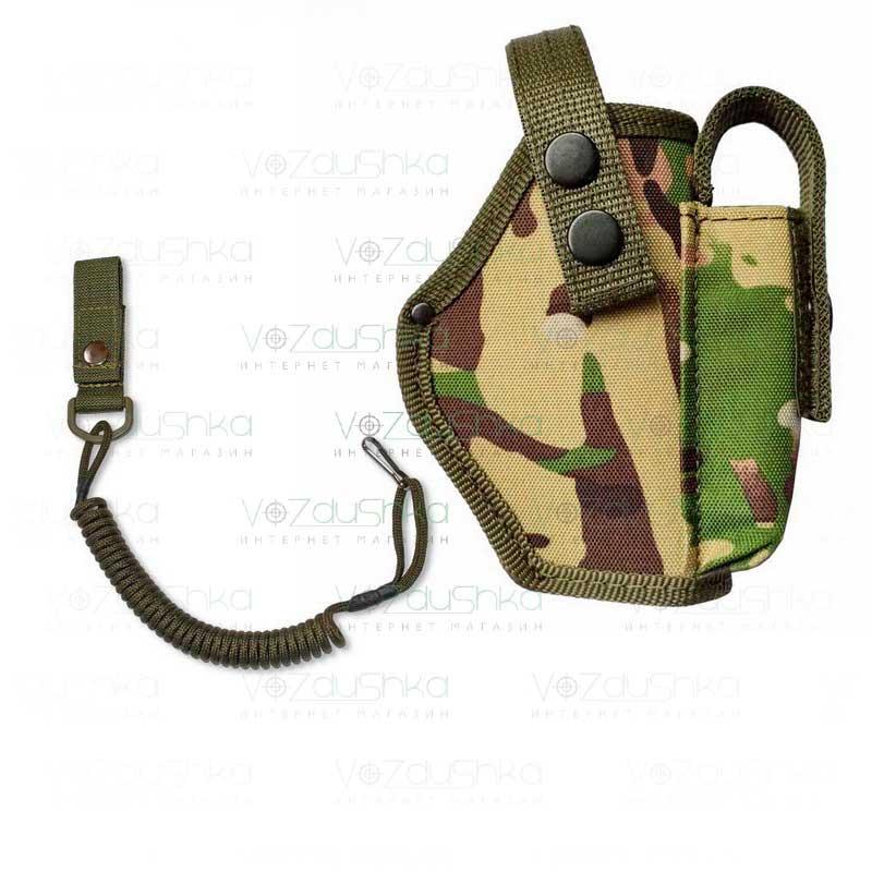 Комплект із поясної кобури Форт 17 з чохлом для магазину (MultiCam) + тренчик