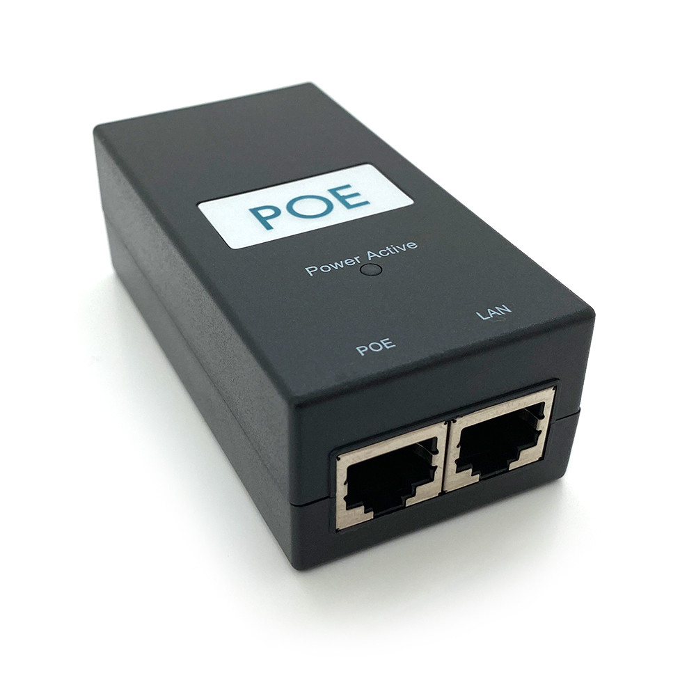 POE-інжектор 12 V 2 A (24 Вт) з портами Ethernet 10/100Мbit/s, фото 1