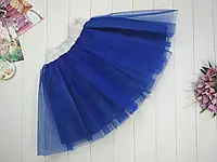 Спідниця синя з фатину для дівчинки р. XS-XL