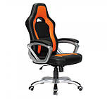 Ігрове крісло Barsky Sportdrive Game orange SD-14 чорний + оранжевий новий, фото 3