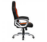 Ігрове крісло Barsky Sportdrive Game orange SD-14 чорний + оранжевий новий, фото 4