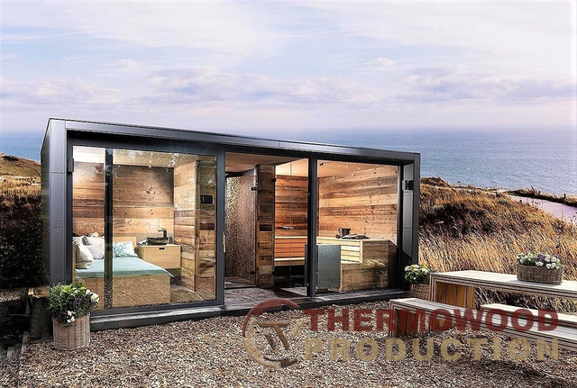 Строительство деревянных саун и бань под ключ в Украине и Европе фото